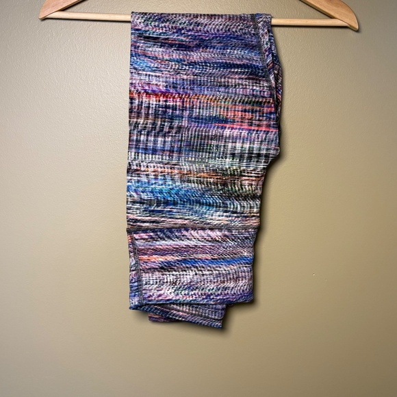 Lululemon Wunder Train High-Rise Tight 25" Digital Oasis White Multi Size - Picture 8 of 10